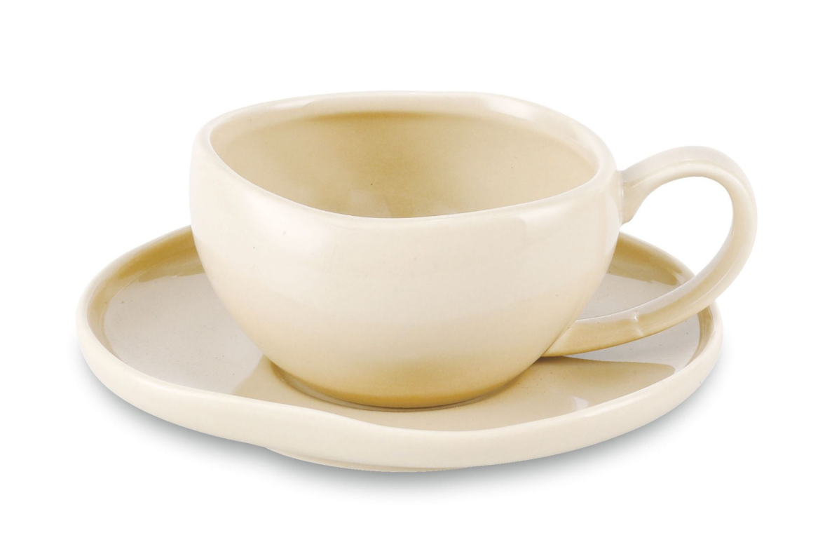 Bricard Barles 12 Parça Taupe Türk Kahvesi & Espresso Fincan Takımı 90 ml