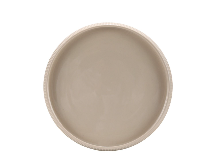 Bricard Bondy Lines 27 Parça 6 Kişilik Taupe Porselen Yemek Takımı