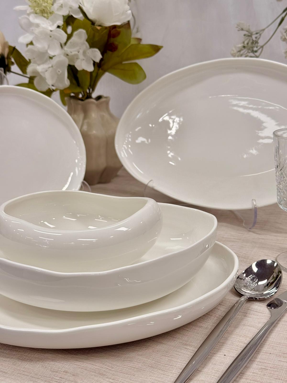 Bricard Barles serviesset / 25-delig voor 6 personen / Wit