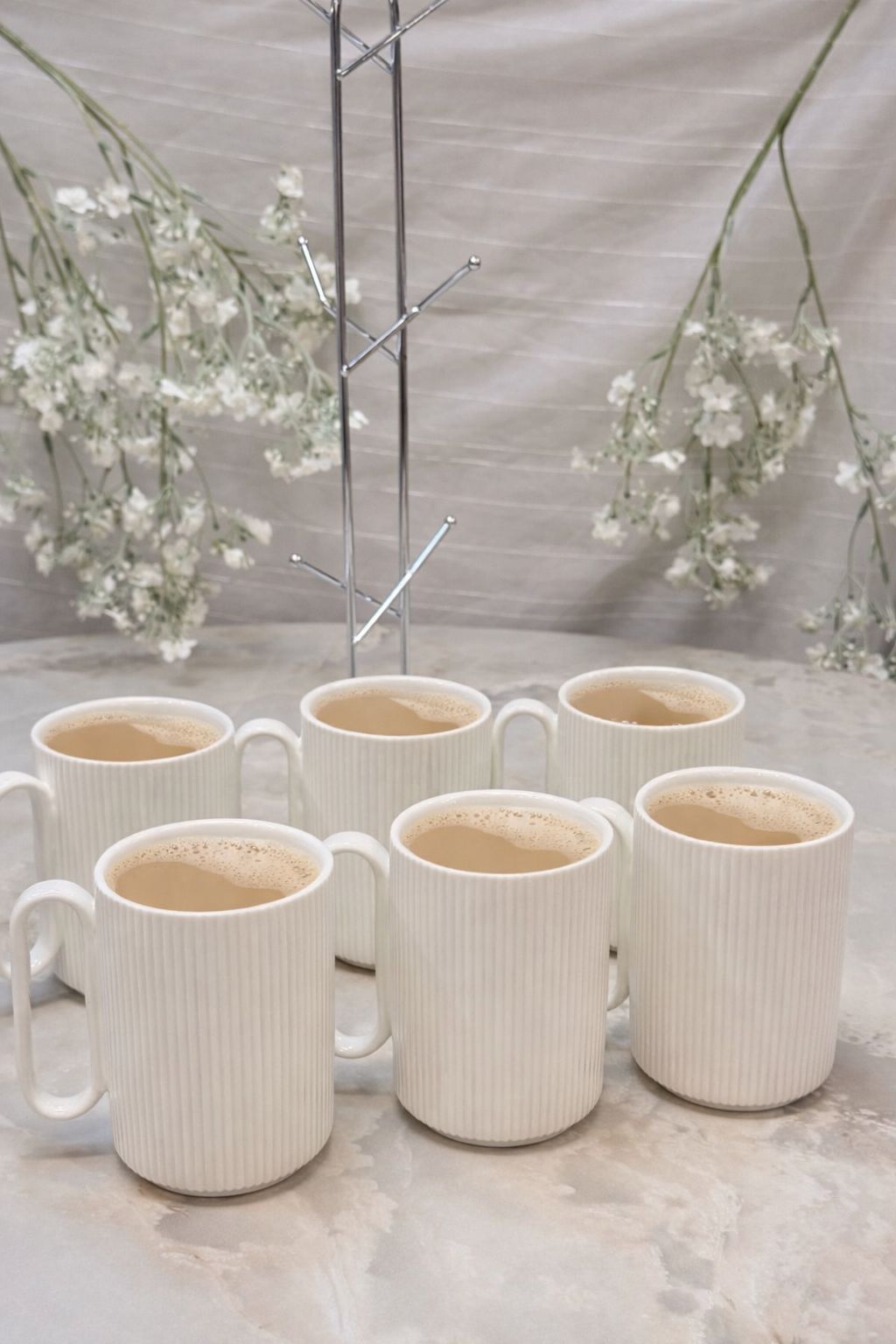 Kupa Seti Metal Standlı – 6 Parça