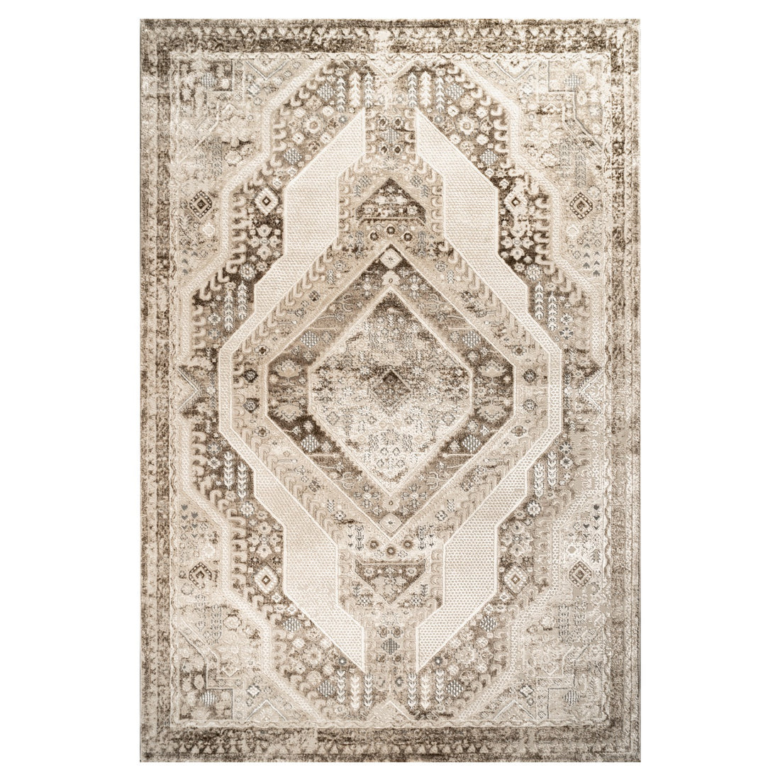 Angora Richmond 9734 Acryl Tapijt Crème-Crème