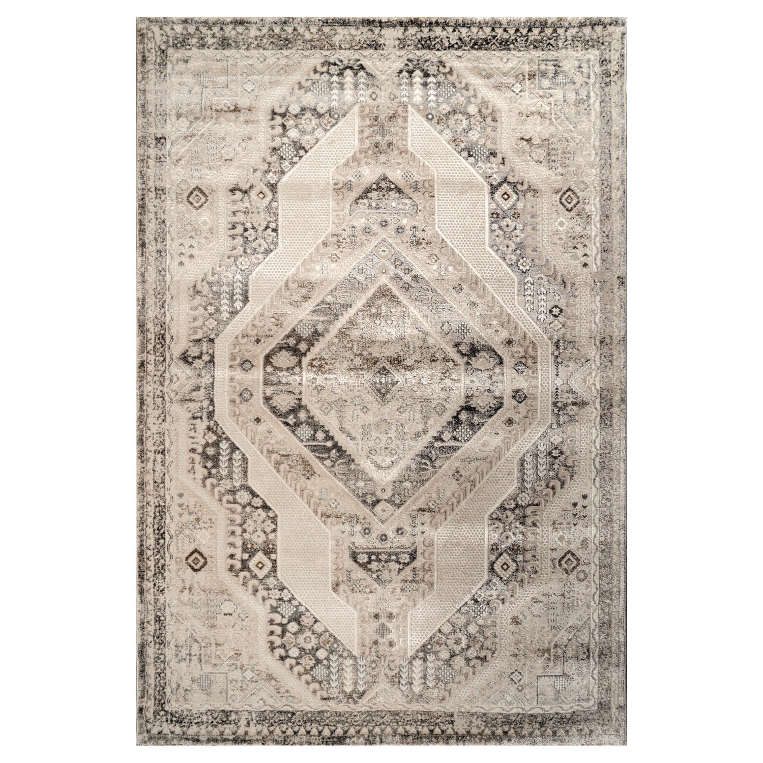 Angora Richmond 9734 Akrilik Halı Grau-Cream