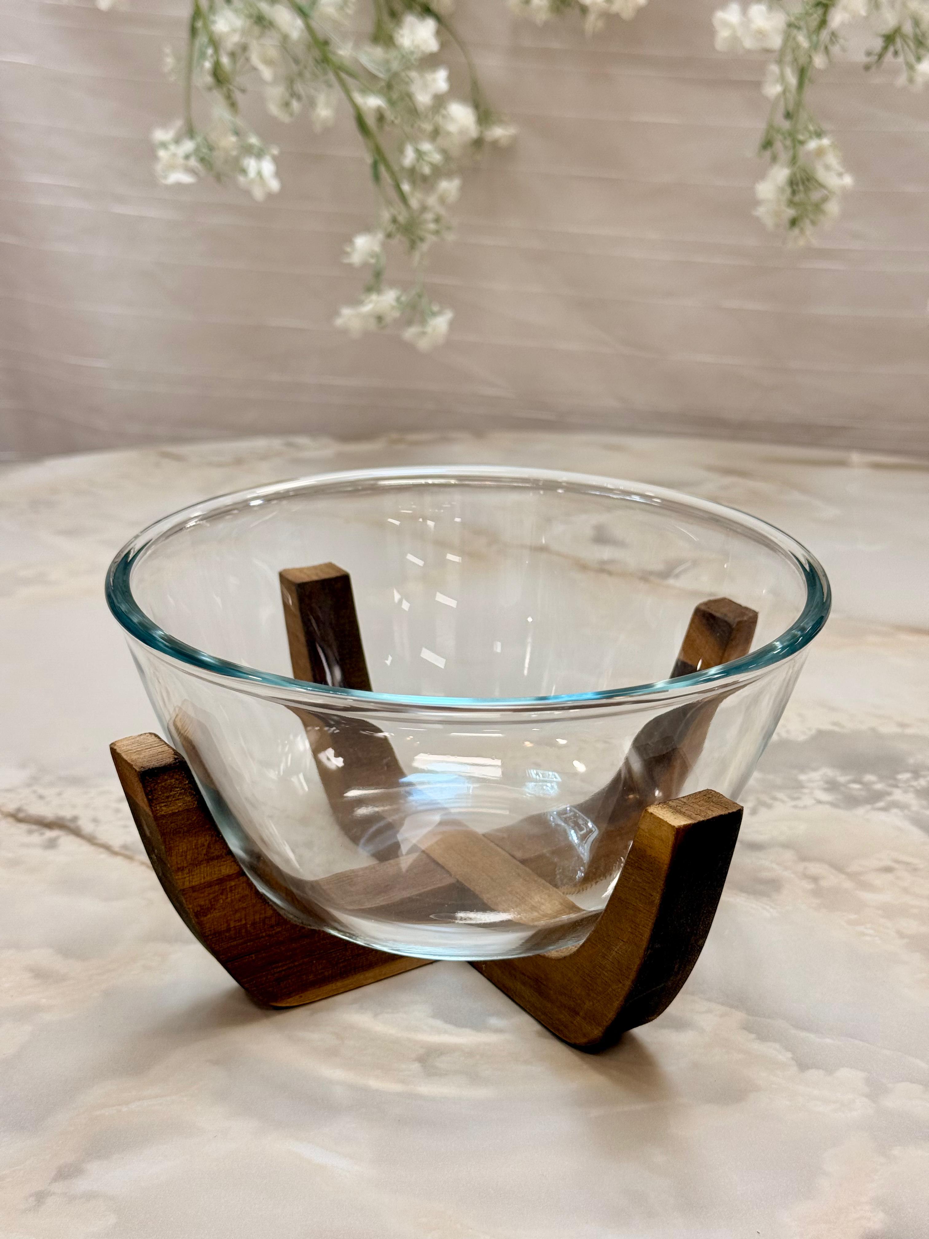 Bol rond en verre Bavary, diamètre 20 cm - 1,2 litre
