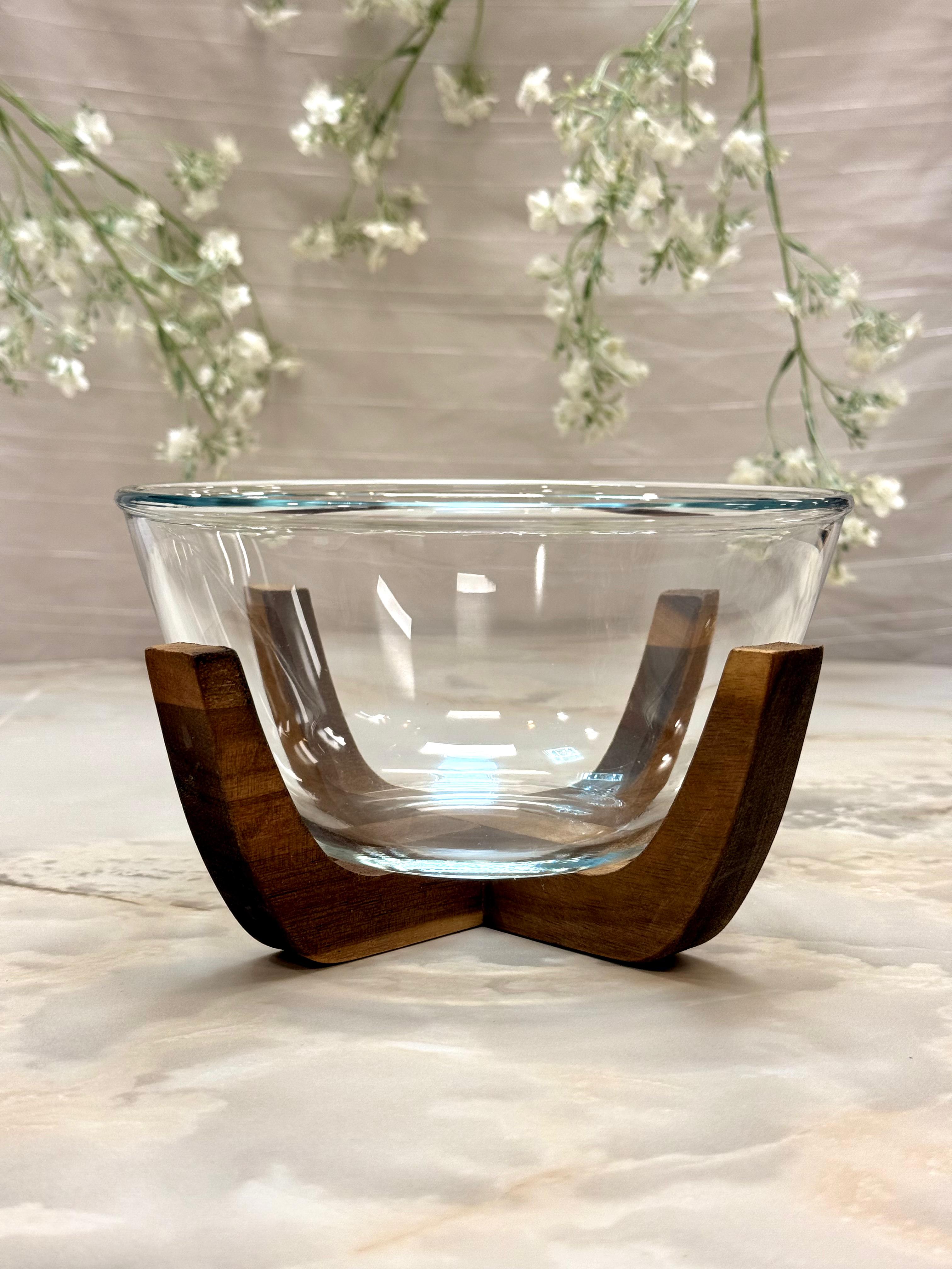 Bol rond en verre Bavary, diamètre 20 cm - 1,2 litre