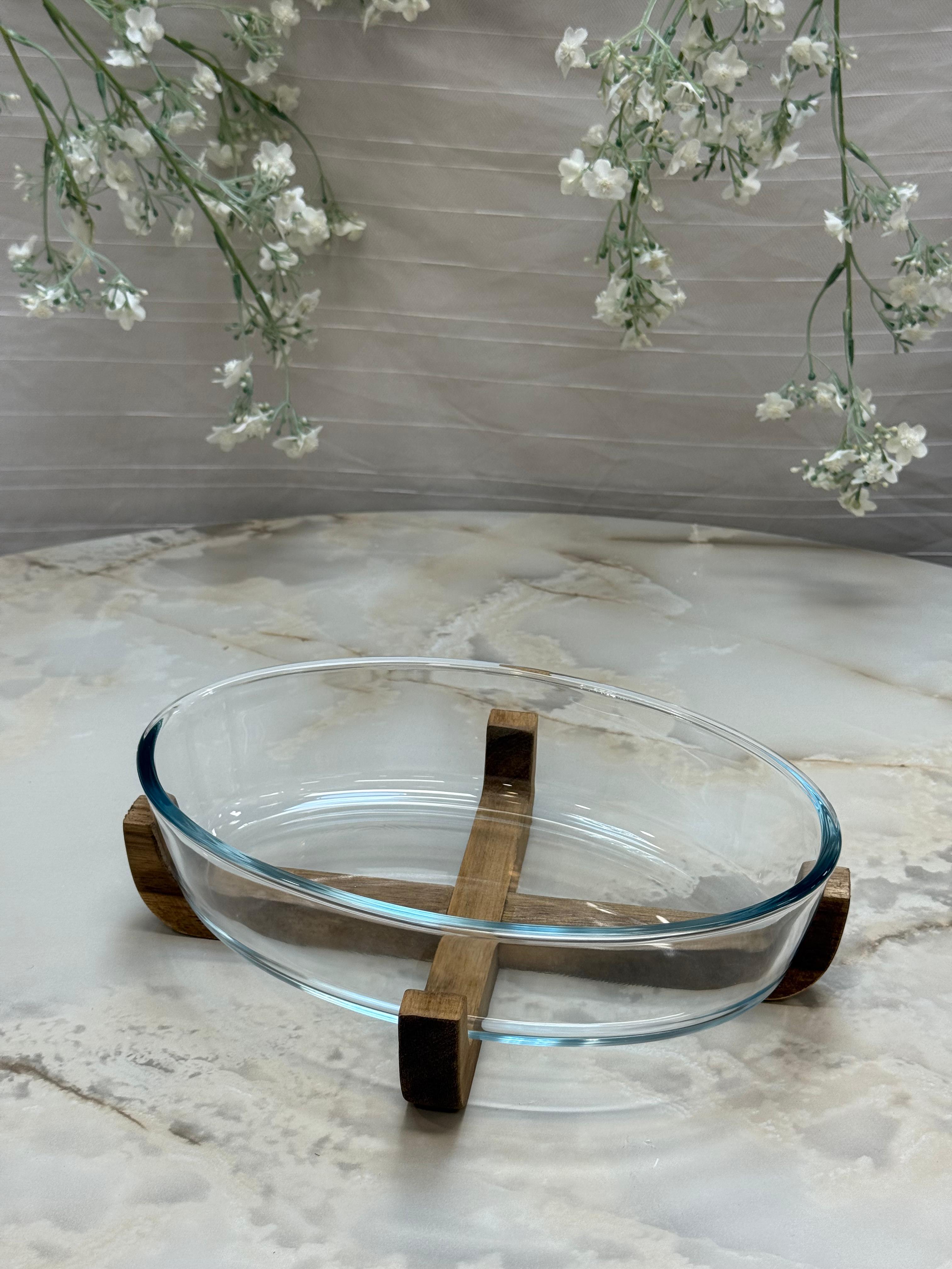 Bavary Ovale Glasschüssel 26 cm – 20 cm – 1,3 Liter