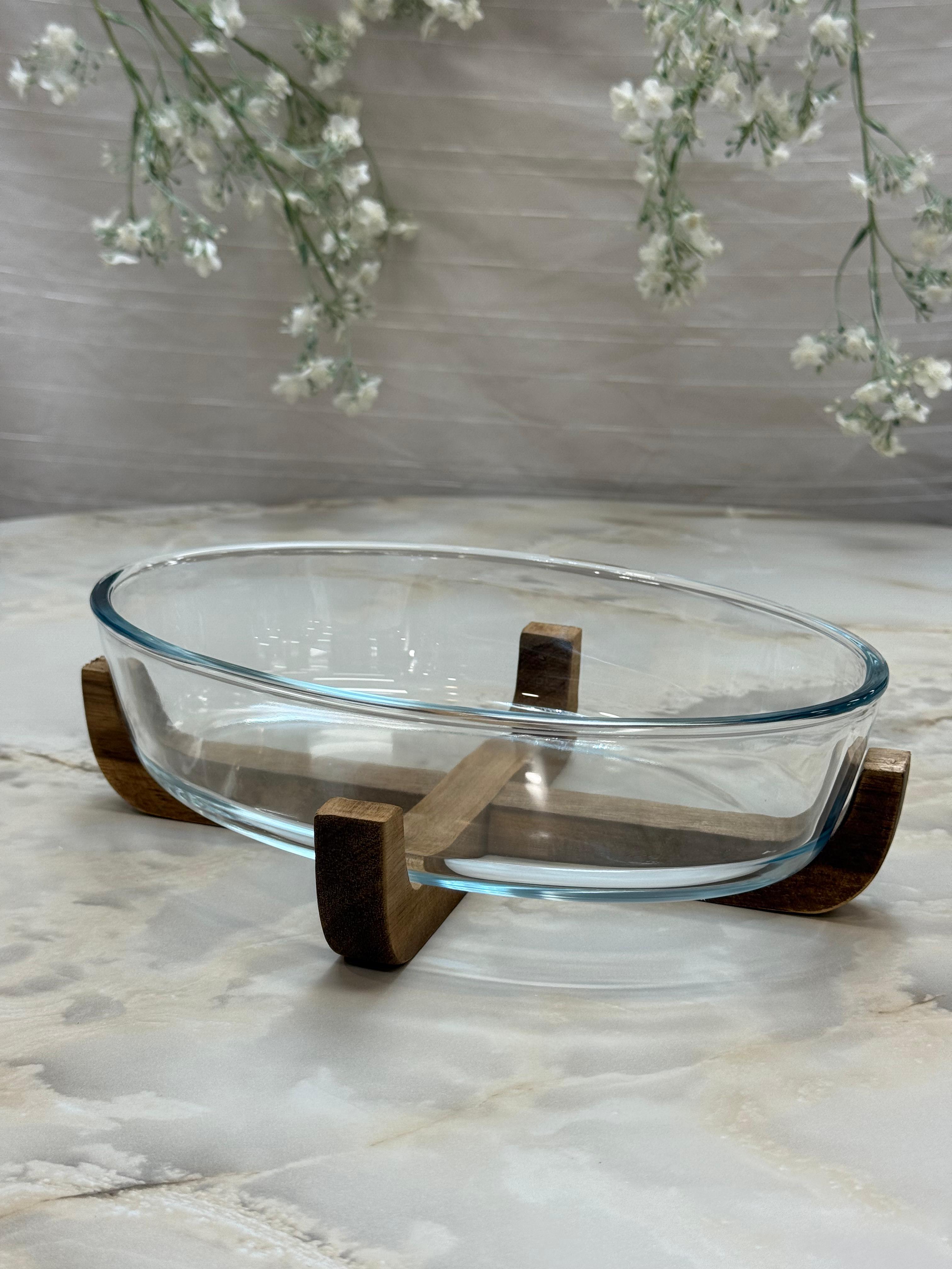 Bavary Ovale Glasschüssel 26 cm – 20 cm – 1,3 Liter