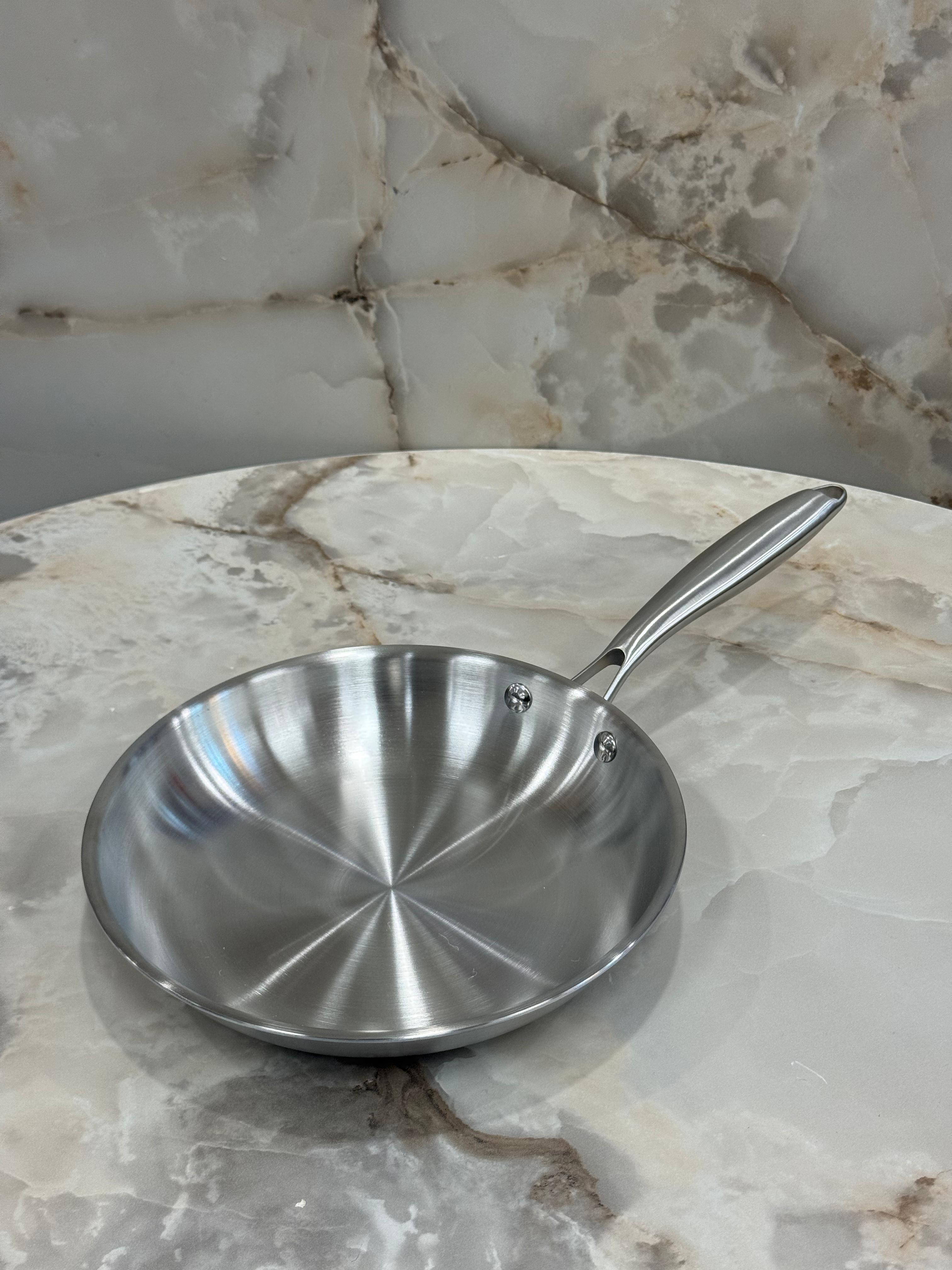 Bavary Inox Paslanmaz Tava 24 Cm/ Paslanmaz Çelik Pan 24 CM