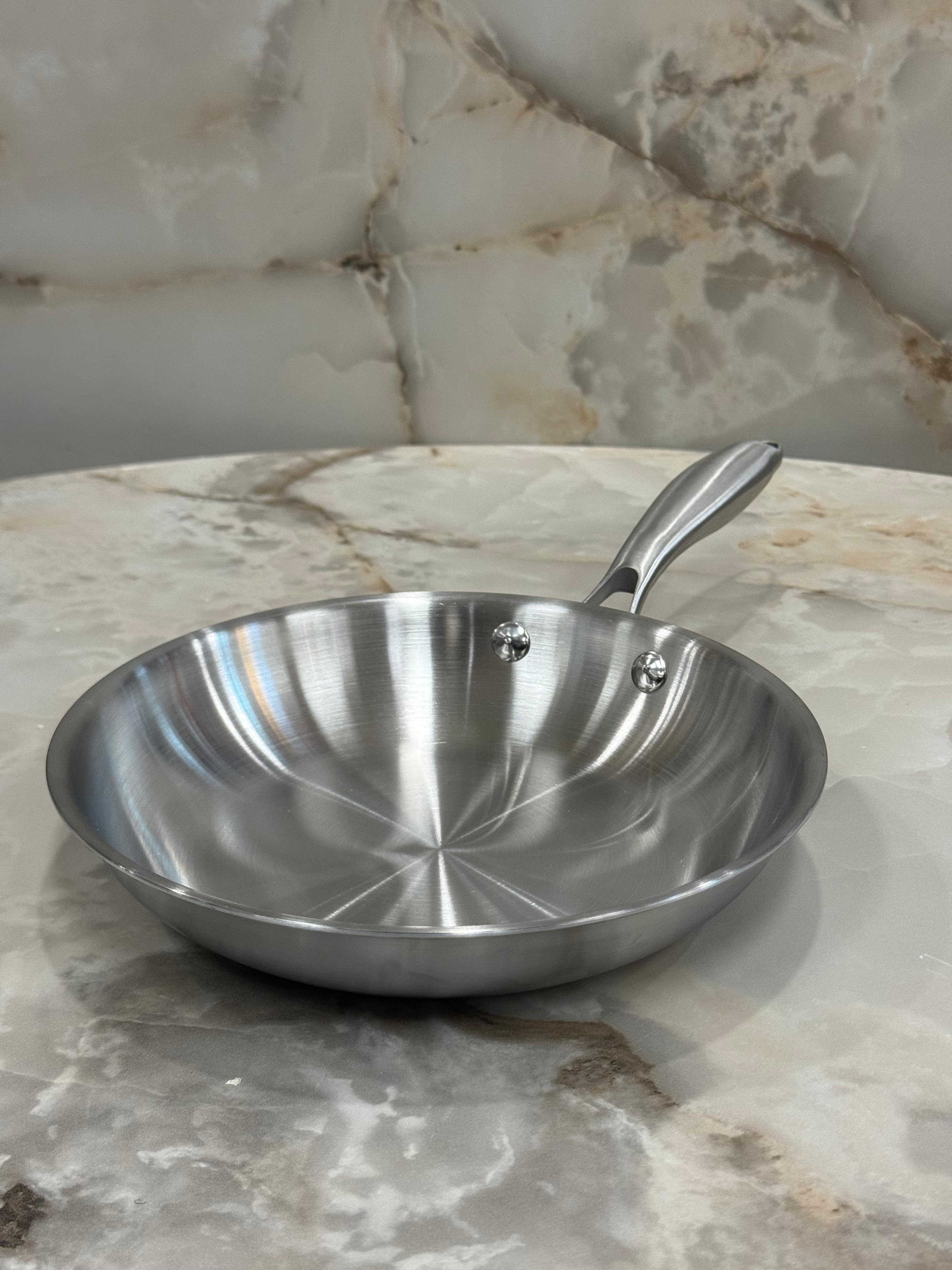 Bavary Inox Paslanmaz Tava 22 Cm/ Paslanmaz Çelik Pan 22 CM