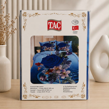 TAÇ 4 Parça Nevresim Takımı | Mavi