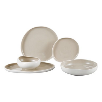 Bricard Barles serviesset / 25-delig voor 6 personen / Beige