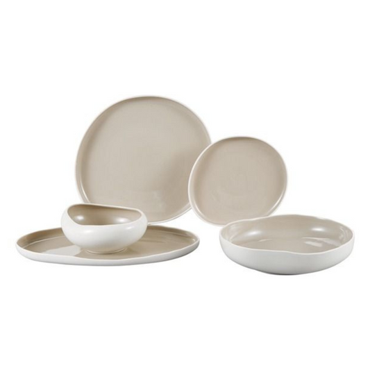 Bricard Barles serviesset / 25-delig voor 6 personen / Beige
