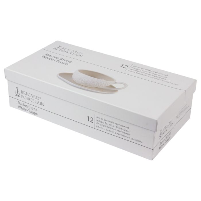 Bricard Barles Stone Espresso Fincan Takımı | 12 Parça