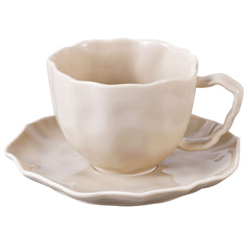 Service à expresso Bricard Angles | Taupe, 12 pièces