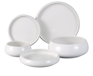 Bavary Chubby Luxury 25 Pcs. Diner Set / Wit