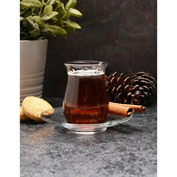 Juego de té Paşabahçe Linka de 12 piezas