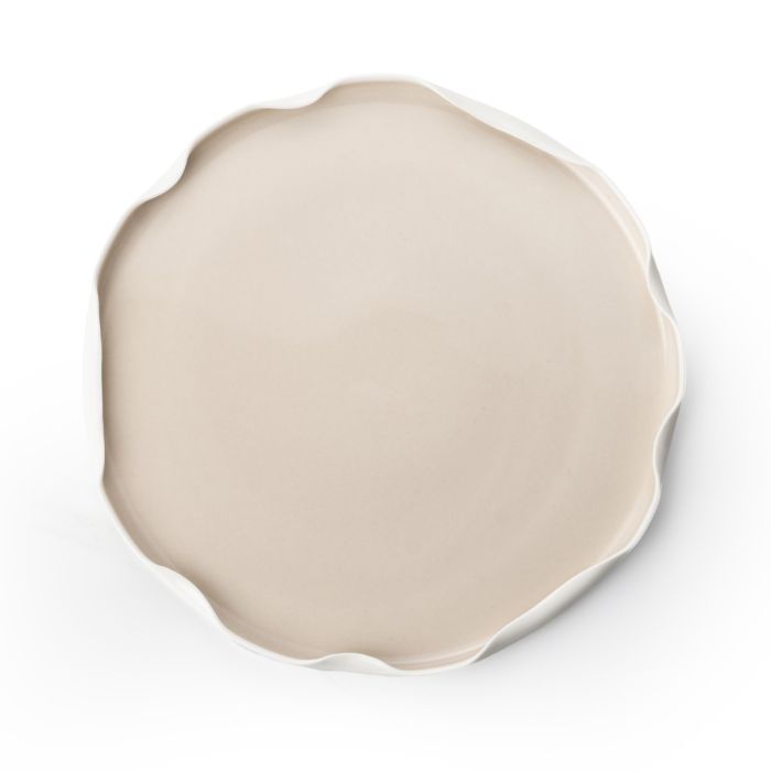 Bricard Nice 25 Parça Yemek Takımı | Beyaz-Taupe