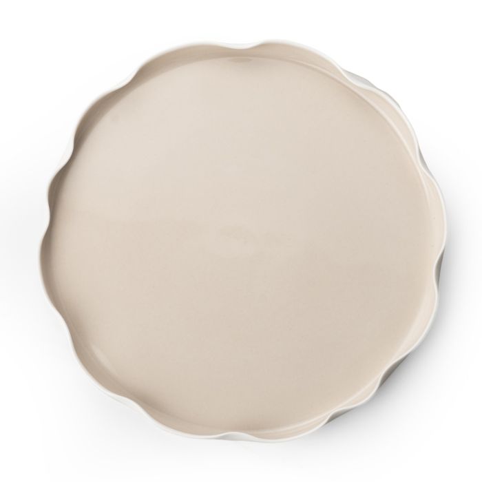 Bricard Nice 25 Parça Yemek Takımı | Beyaz-Taupe