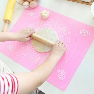 Extra Büyük Ölçülü Silikon Hamur Açma Matı /45×65 CM
