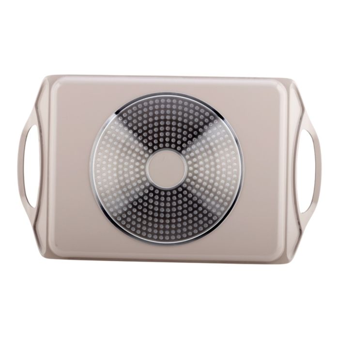 Kadoland Ferveo Mahida Izgara Pan | BEIGE-GREY 45x27x2,5 cm