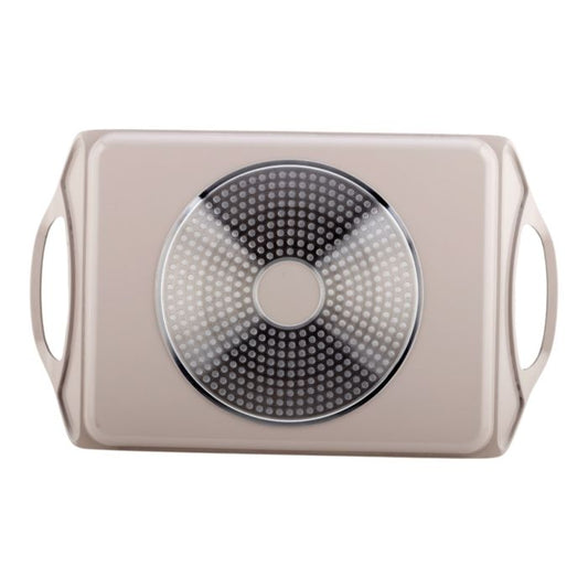 Kadoland Ferveo Mahida Grill Pan | BEIGE-GREY 45x27x2,5 cm