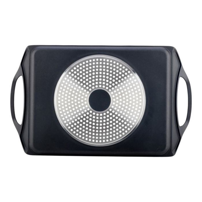 Kadoland Ferveo Mahida Grillpan | Zwart-Wit 45 x 27 x 2,5 cm