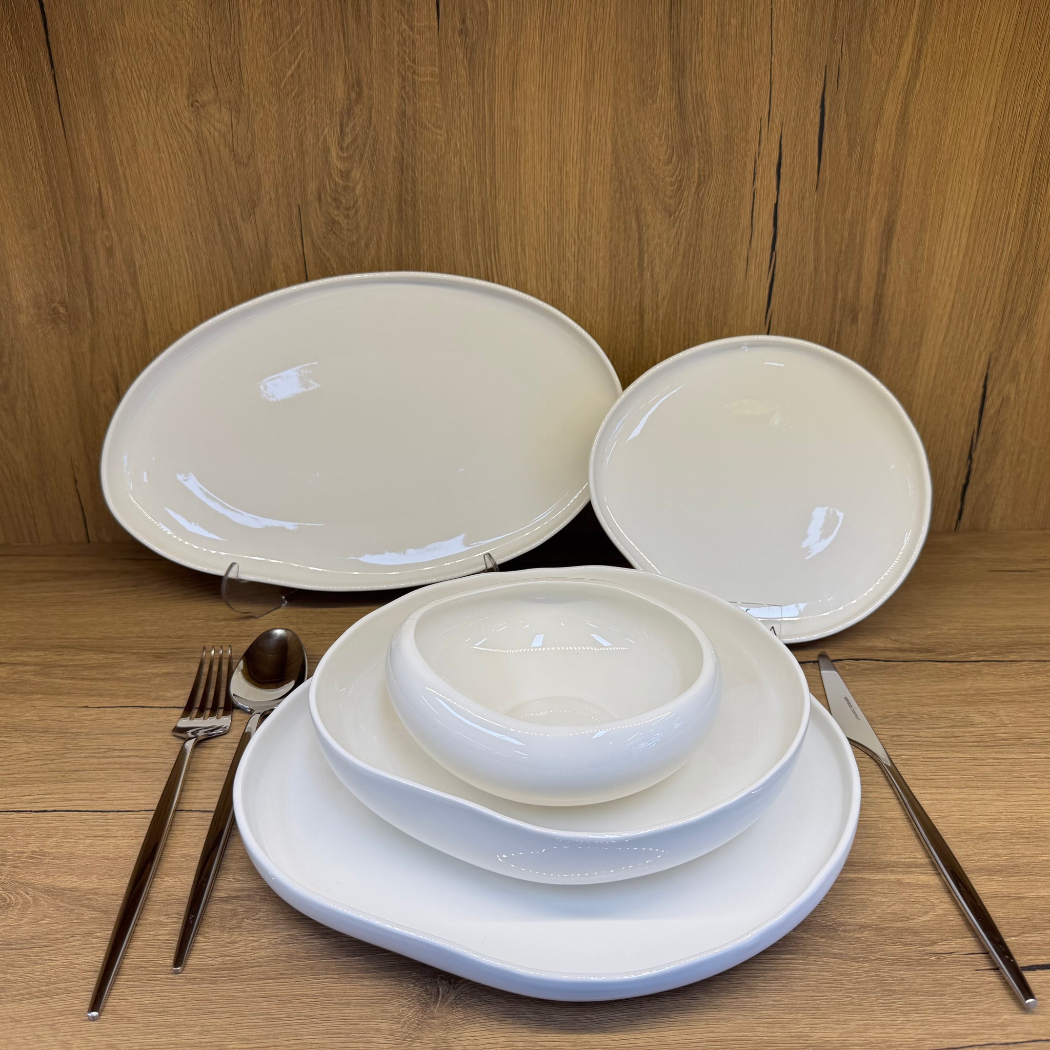 Bricard Barles serviesset / 25-delig voor 6 personen / Wit