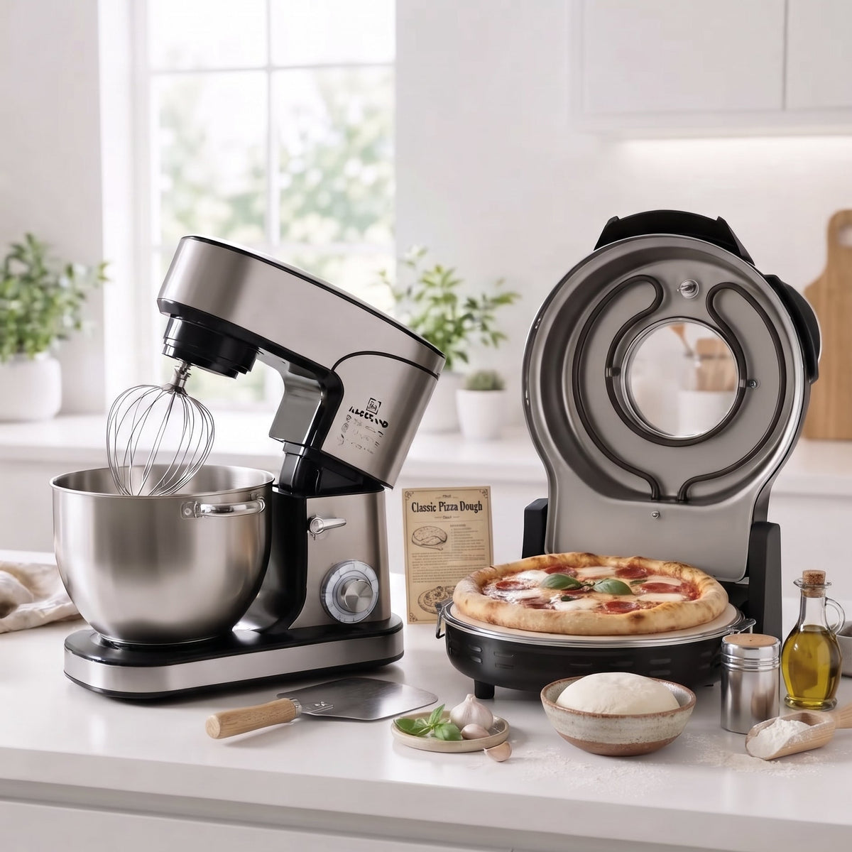 Kadoland 12 Litre Hamur Makinesi + Kadoland Pizza Oven | Tasfirin