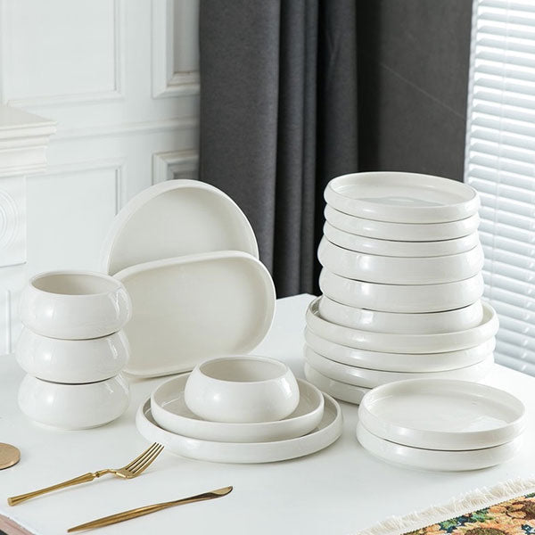 White Moon servies 27-delig. | Tafelservice voor 6 personen