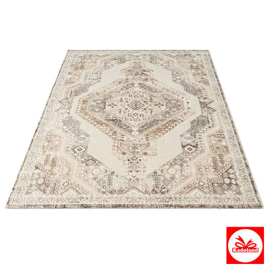 Angora Akrilik Halı / Design 9734 Cream-Grey / 160cm x 230cm