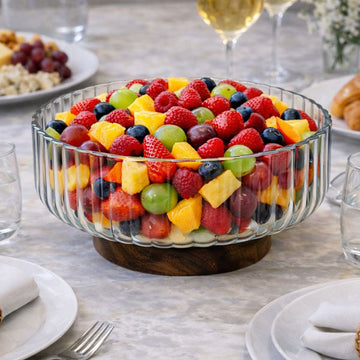 Bavary Glass Bowl DIA 26 CM - 2.9 L