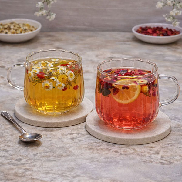 Tasses à thé avec anse Timeless - lot de 2