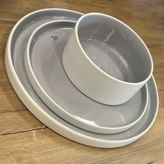 Cosy & Trendy Salvare Gray Serviesset 18-delige Dinerset voor 6 Personen