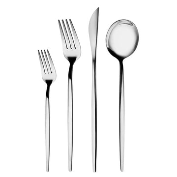 Karaca Bella 6 Kişilik Kutulu Çatal Kaşık Bıçak Takımı, 24 Parça