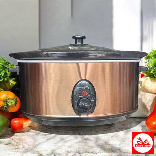 Kadoland Elektrische Slowcooker - 4.5 L - Koperkleurig