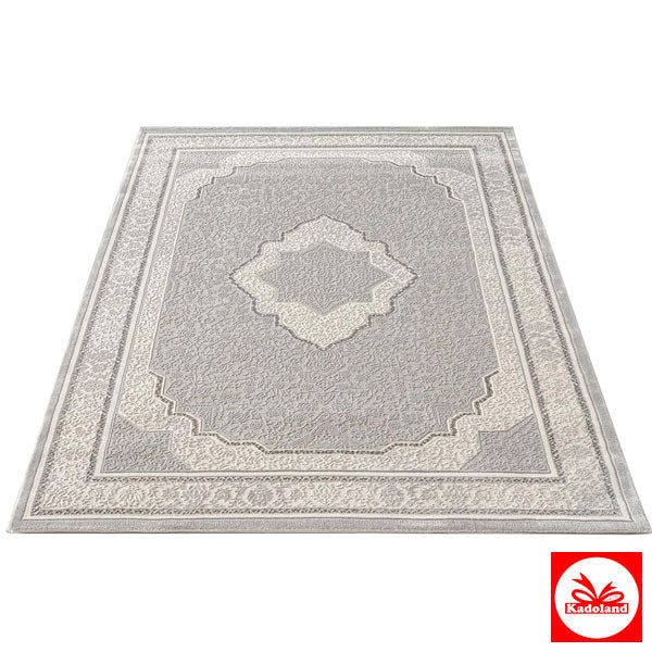 Kadoland Versailles acryl-viscose tapijt | Gl-149H | Grijs-crème