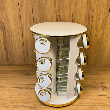 Kruiden Carousel / Set van 16 / Wit