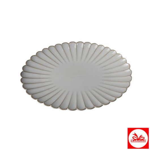 Bricard Paris Buyuk Salata Tabagi | Oval 31X21X3 Cm Beyaz