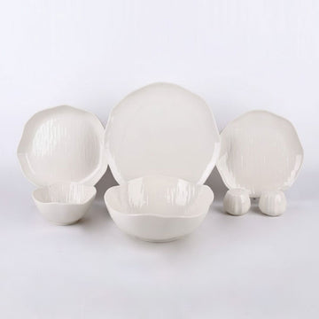 Kadoland Clover White 27-delige Serviesset / 6 personen