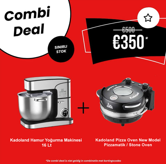 Kadoland Super Set - 16 Liter Keukenmixer + Kadoland Pizza Oven / Tasfirin