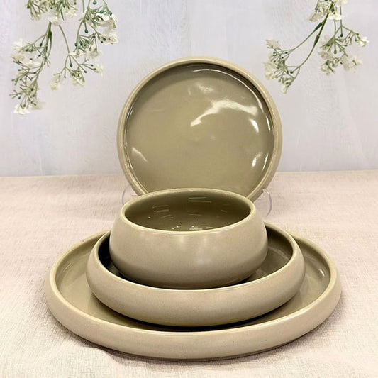 Kadoland Chubby Beige Dinner Set / 48-Pcs. for 12 personen