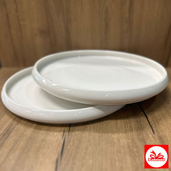 Assiette de service Kadoland Chubby Luxury – Lot de 2 | 27 cm