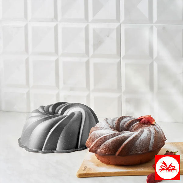 Karaca Cake Pro Pare Döküm Kek Kalıbı, Antrasit, 24 cm