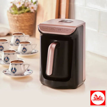 Karaca Hatır Köz Türk Kahve Makinesi 5 Fincan Kapasiteli Bol Köpüklü, Rose