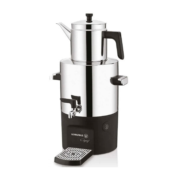 Korkmaz Caysef Samovar RVS / Chroom A841-01