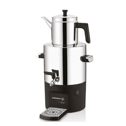Korkmaz Caysef Samovar inox / Chrome A841-01