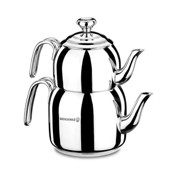 Korkmaz Droppa Büyük Boy Çaydanlik Takımı / 5.5 Litrelik / A058