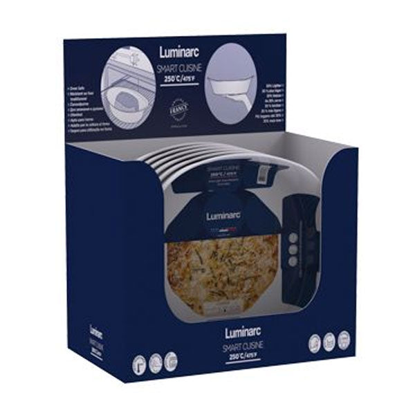 Luminarc Smart Cuisine Mini Display, lot de 6 moules carrés