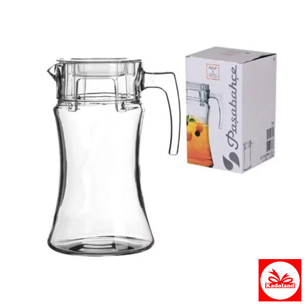 Paşabahçe 43018S Azur Karaffe mit transparentem Deckel – 1400 ml