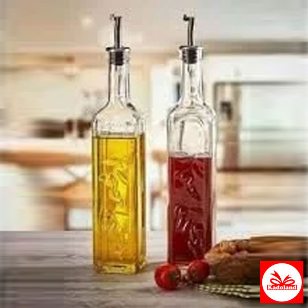 Paşabahçe 80350 Huilière et vinaigrier « Homemade » – Lot de 2 – 365 ml * 2