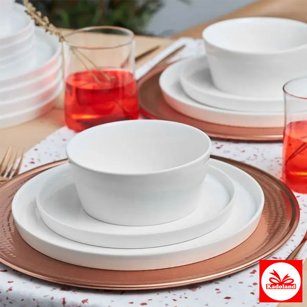 Dubbai Porcelain Seravelle Geschirrset | 18-teilig